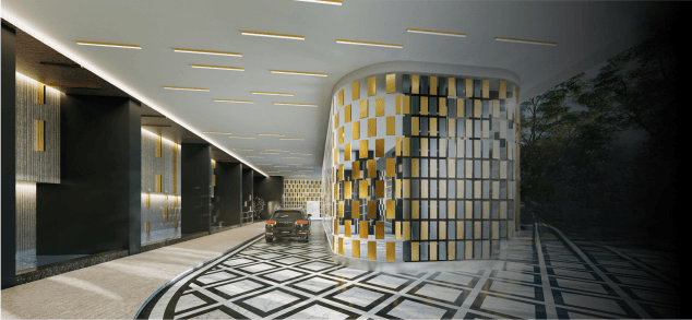 Luxurious Lobby with Modern Design