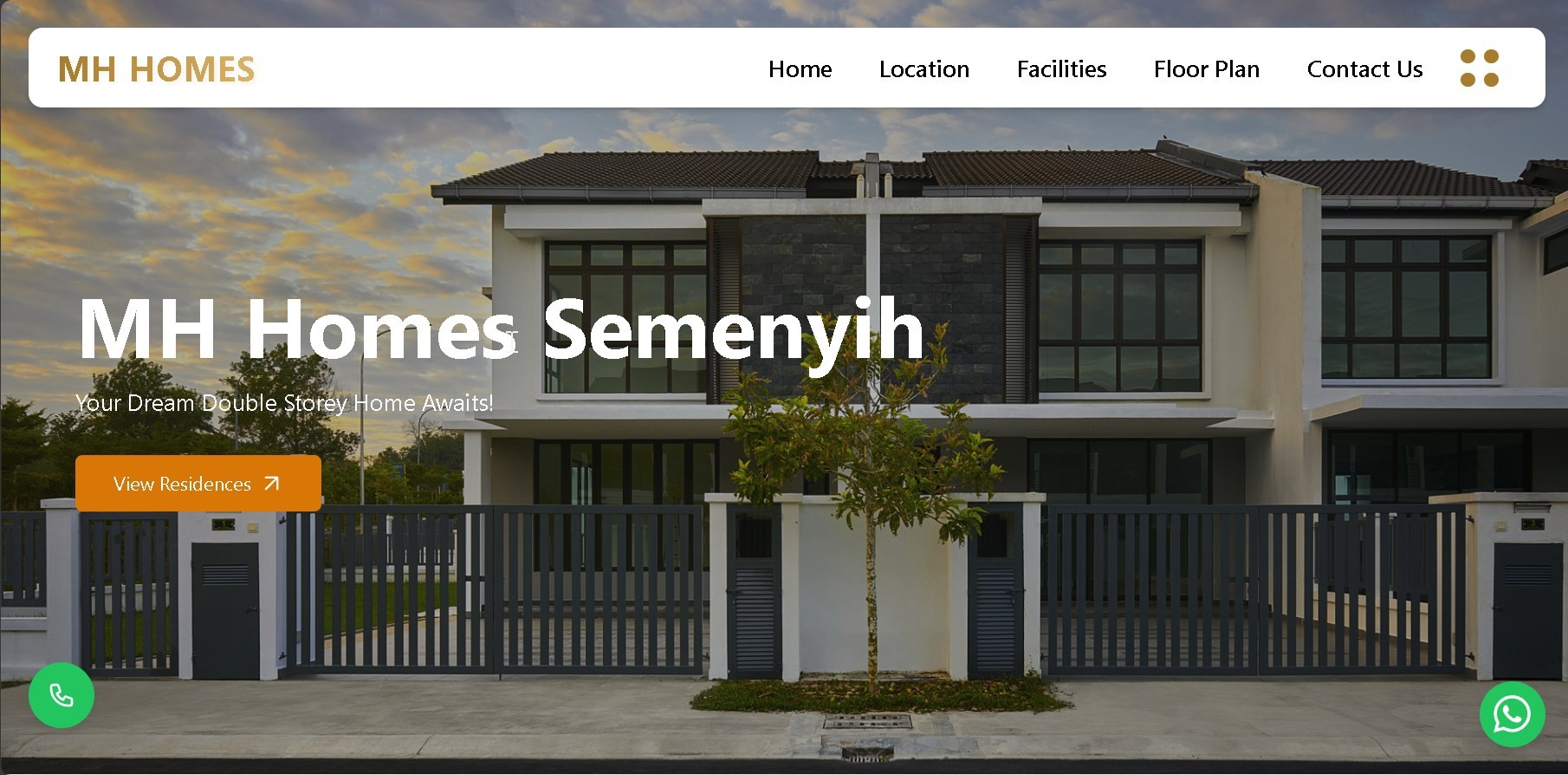 Project landing page demo 1 – AgentBattery